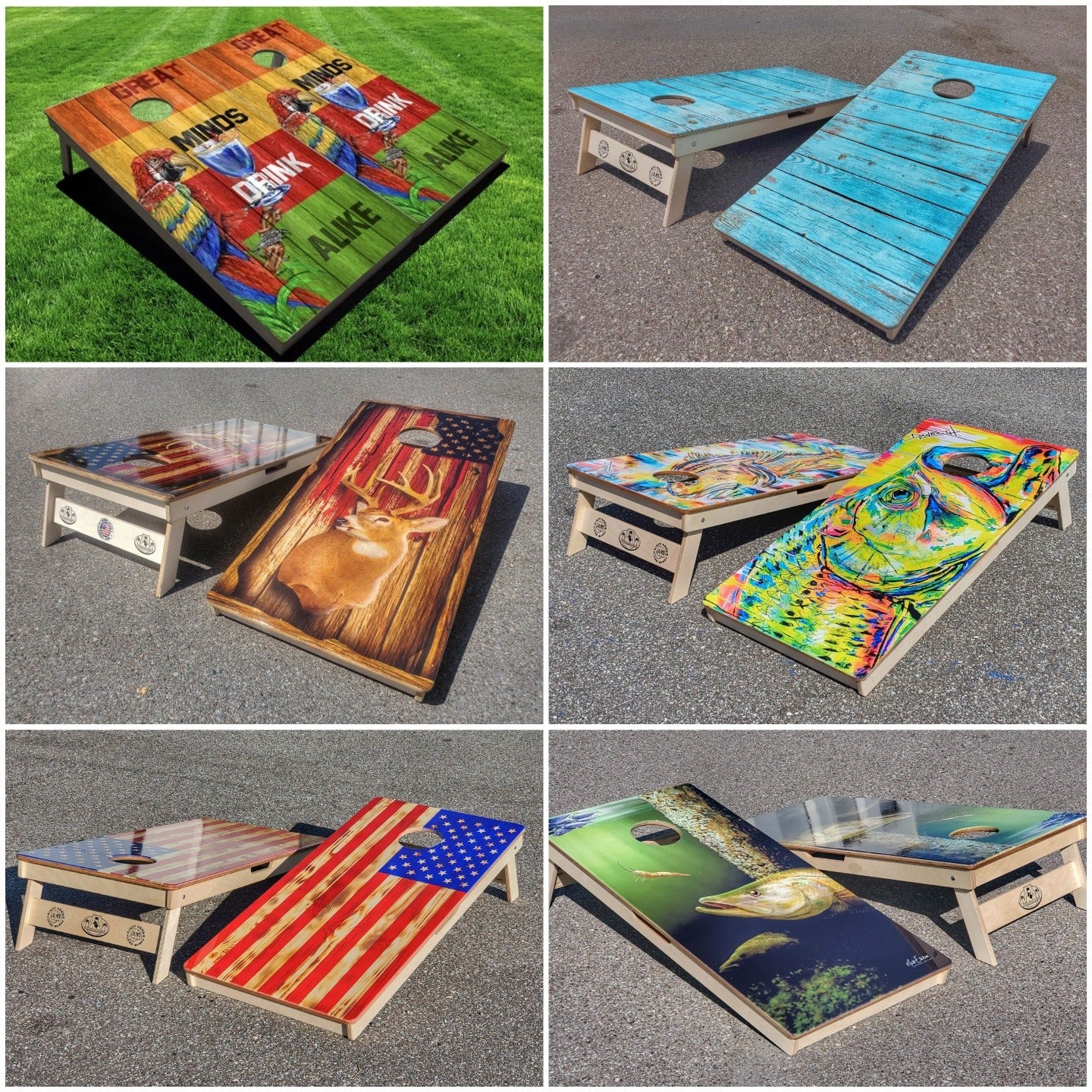 Crayon Cornhole Boards